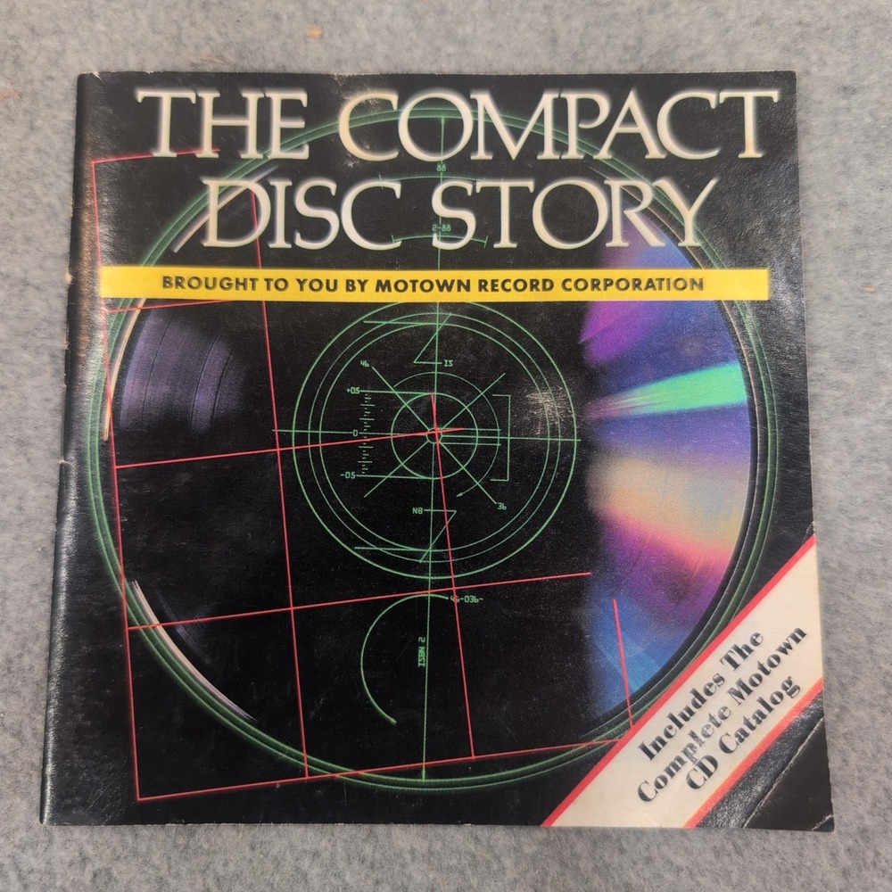 Vintage 1986 The Compact Disc Story Motown Record Corporation Catalog Booklet - Picture 1 of 3